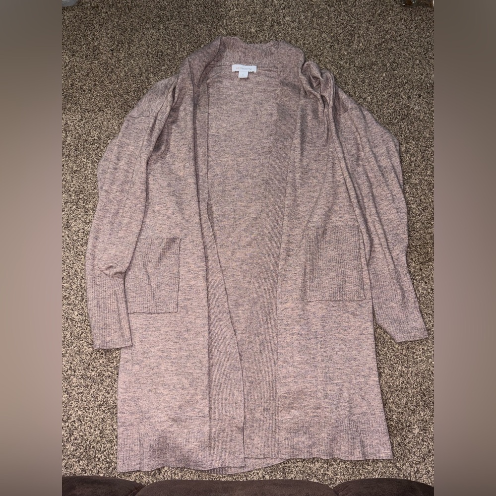 Liz Claiborne Soft Pink Cardigan Sweater